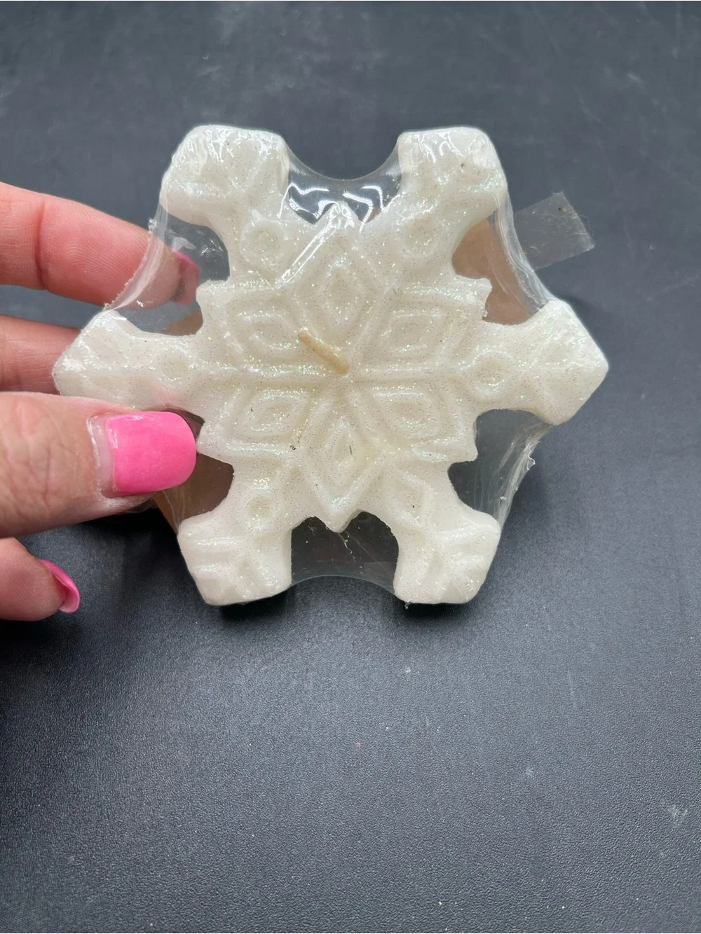 Christmas candle snowflake, Christmas decor